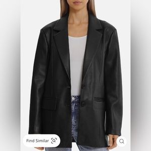Bagatelle . City - Women’s Genuine Leather Lightweight Blazer
